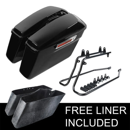 Saddlebag Conversion Bracket for Harley Softail Deluxe Fatboy 1984-2017