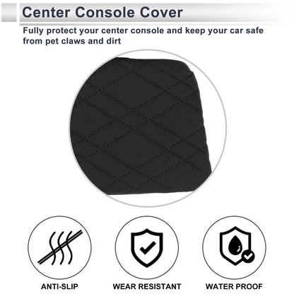 Car Center Console Cover for BMW X7 (2019-2024) - Black Storage Bag 1 Set