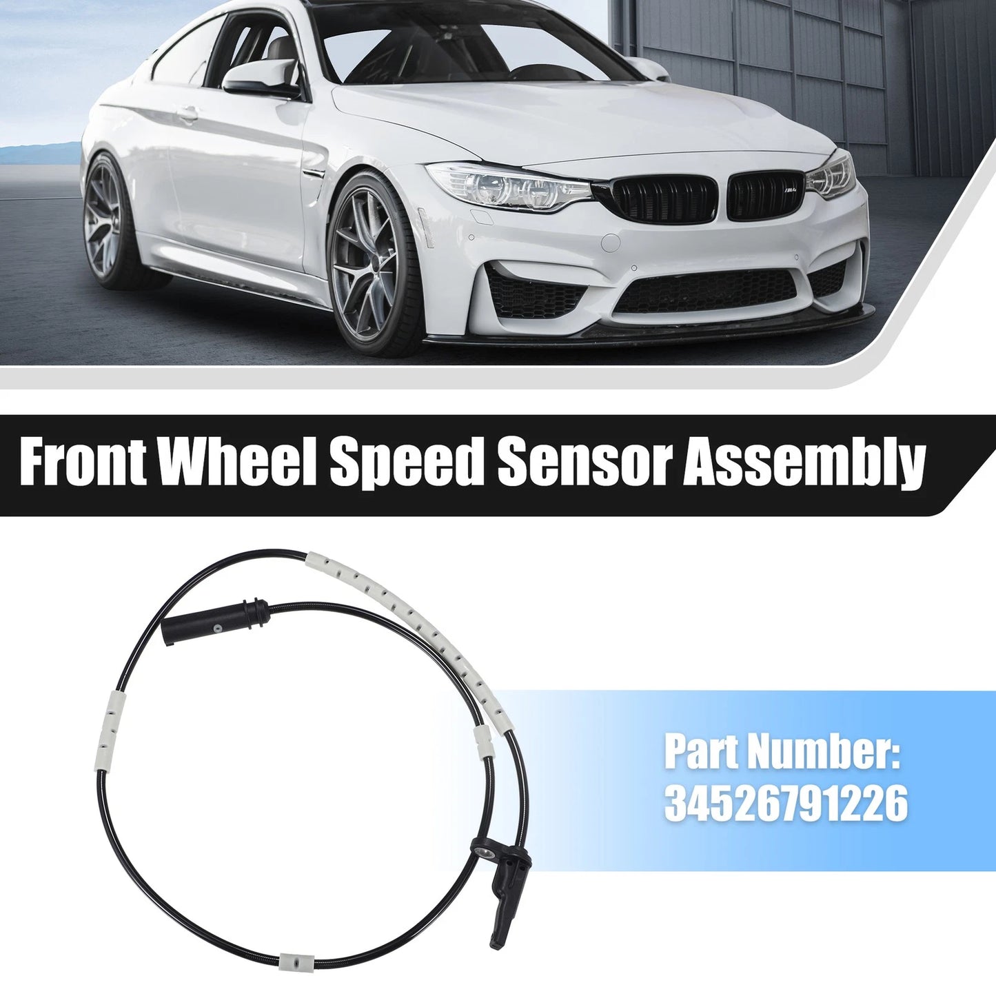 ABS Wheel Speed Sensor for BMW 340i Base 3.0L L6 (2017-2020)