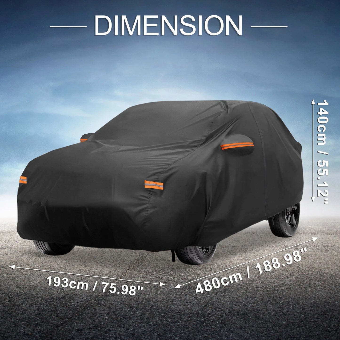 Waterproof Aluminum Film Car Cover for Hyundai Ioniq 5 (2021-2023)