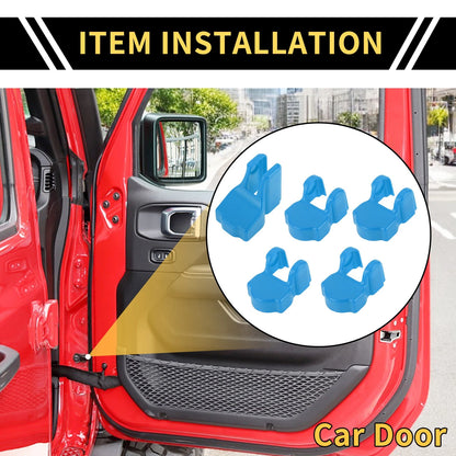 Door Limiting Cover Trim for Jeep Wrangler JL JLU (2018-2024) Light Blue