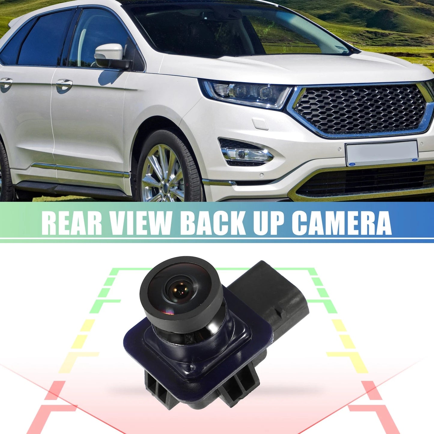 Rear View Backup Camera & Pry Bar for Ford Edge (2011-2014)