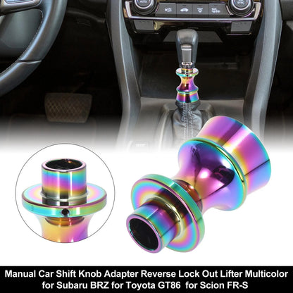 Multicolor Shift Knob Reverse Lock Out Lifter for Subaru BRZ, Toyota GT86