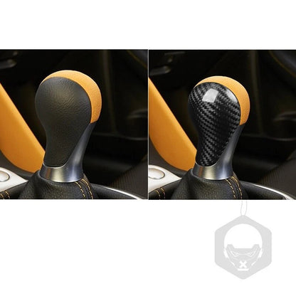 Real Carbon Fiber Gear Shift Knob Cover Trim fit for NISSAN 370z 2009-2018