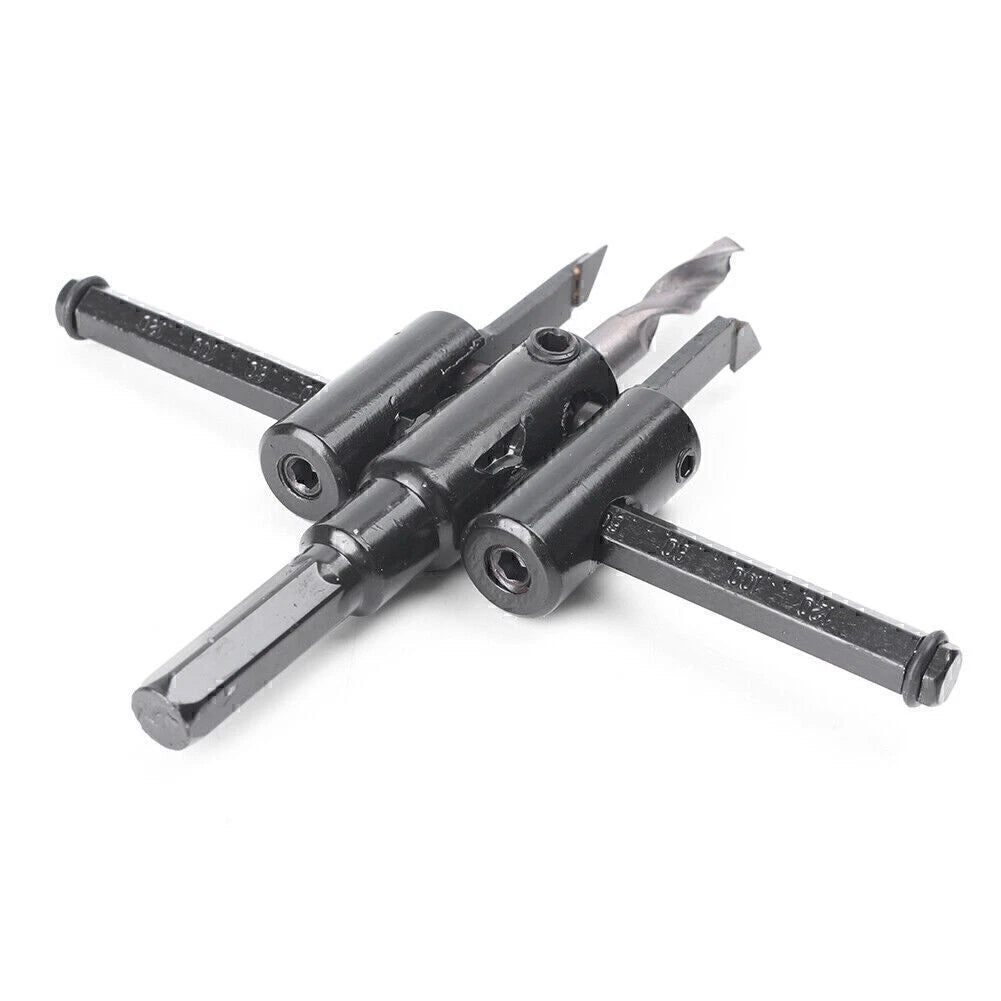 30mm-120mm Adjustable Metal Wood Circle Hole Saw Drill Bit Cutter for DIY