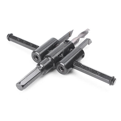30mm-120mm Adjustable Metal Wood Circle Hole Saw Drill Bit Cutter for DIY