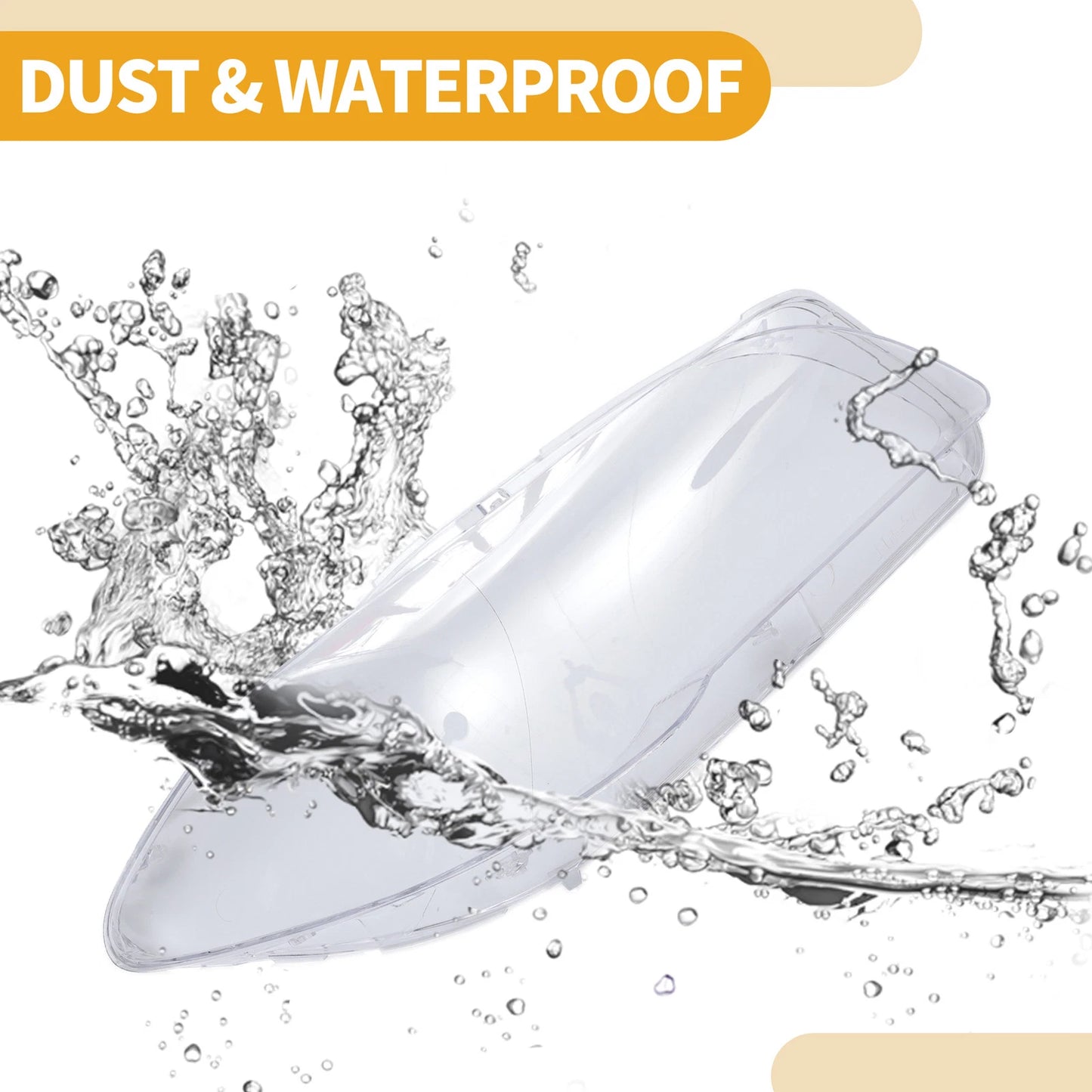 1 Pc Clear Front Right Headlight Lens Cover for BMW 528i (2011)