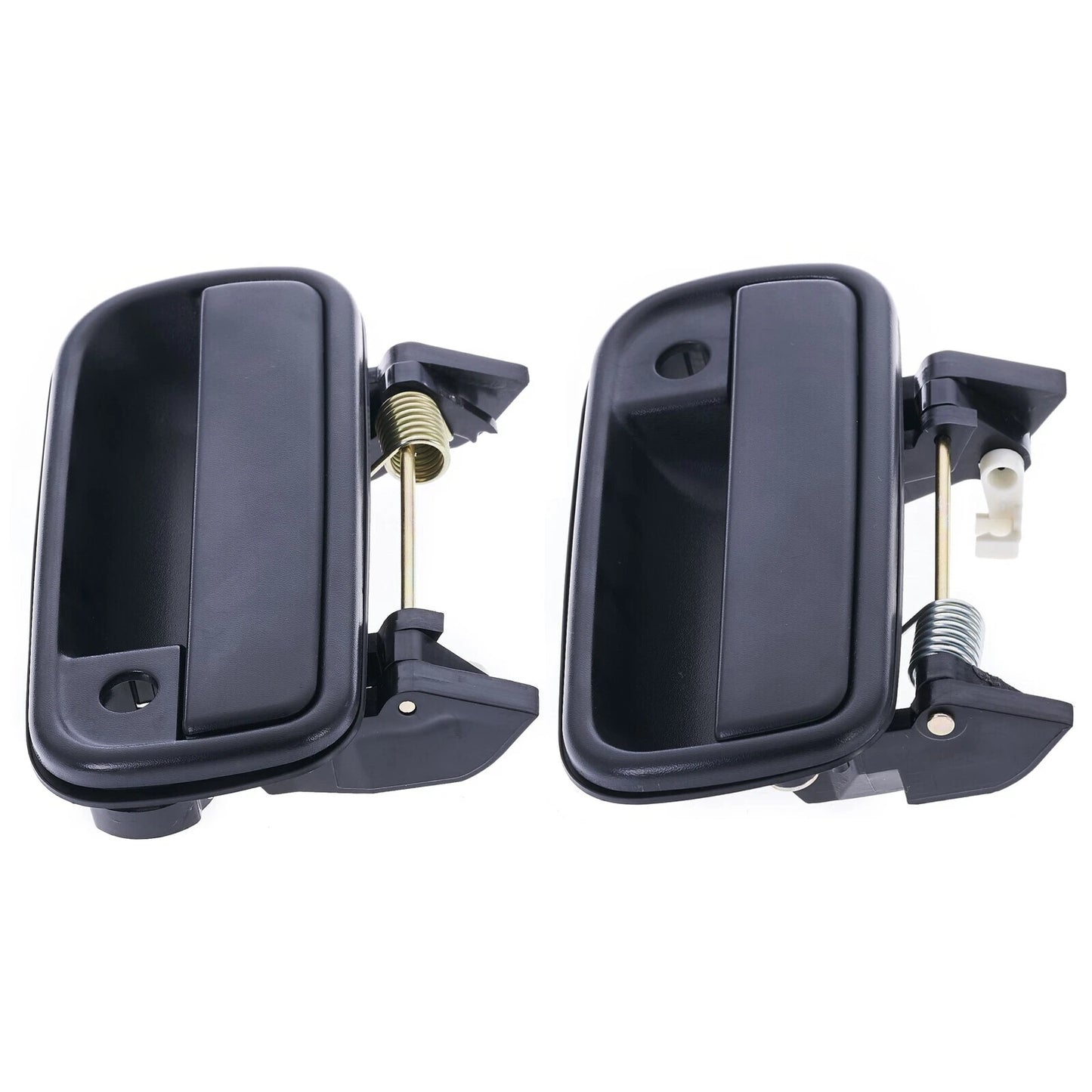 4pc Front & Rear Outer Door Handle Textured Black for Toyota Hilux (1988–1997)