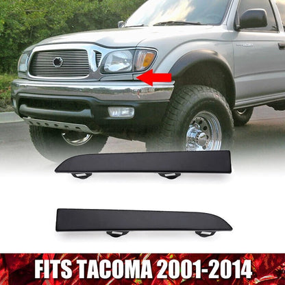 LH&RH Headlight Cover Bumper Filler Trim for Toyota Tacoma (2001–2004)