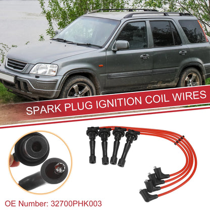 4pcs Spark Plug Wire Ignition Coil Cables for Acura Integra (1996-2001)