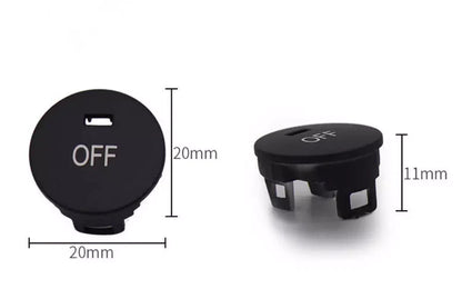 1 Set A/C Panel Switch Button Cover for BMW 5 Series E63 E60 E64 (2003–2010)