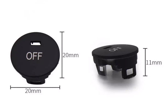1 Set A/C Panel Switch Button Cover for BMW 5 Series E63 E60 E64 (2003–2010)
