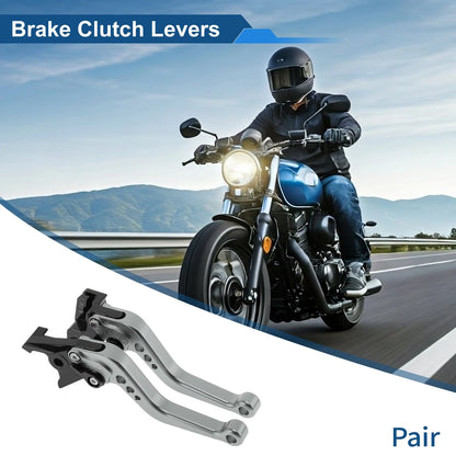 Short Brake Clutch Levers for Kawasaki NINJA 650R/ER-6F/EX650 (2006–2014)