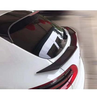 Carbon Fiber Rear Middle Spoiler Wing lip HM Style For Porsche Macan 2014-23