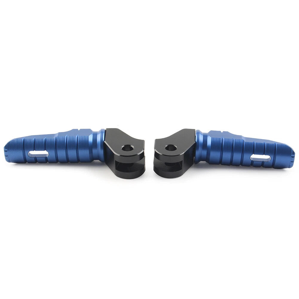 CNC Front Foot Pegs Pedal Blue for T100 T120 (2016-2022)