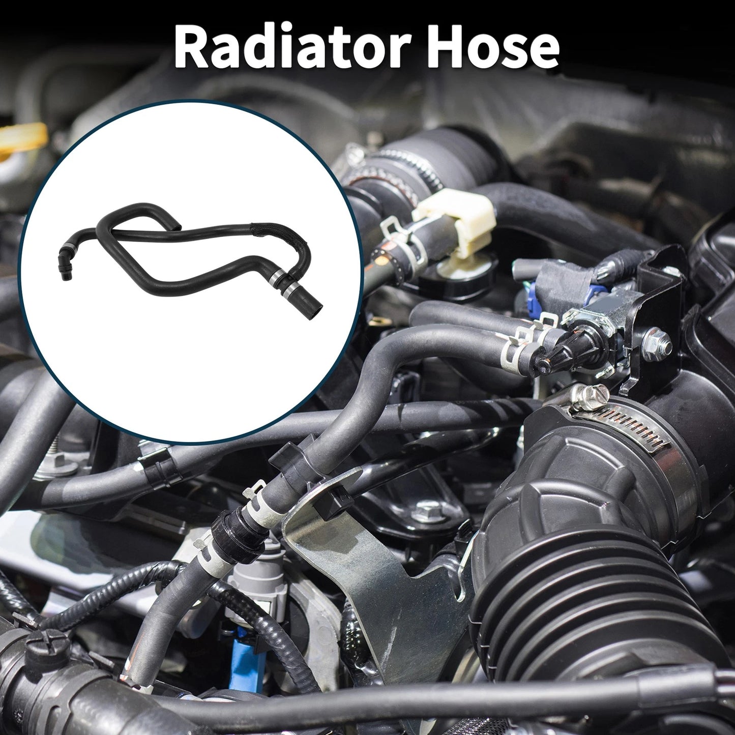 Radiator Hose for Mercedes-Benz GL-CLASS 2012-2019 Rubber Coolant Pipe