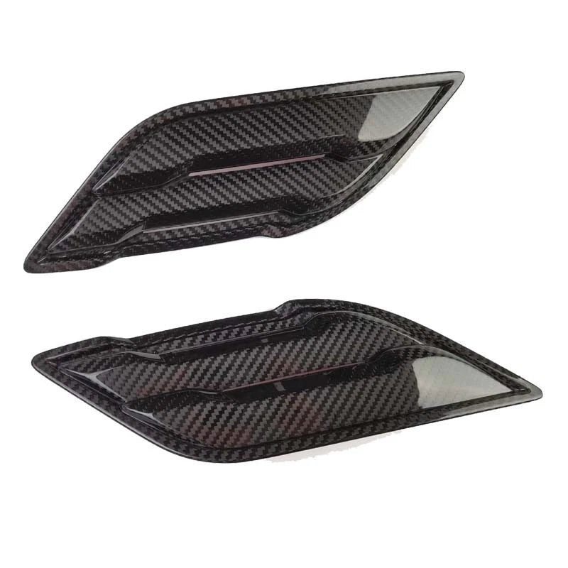 Real Carbon Fiber Side Fender Vent Cover Trim for 2019-2024 Ford F-150 Raptor