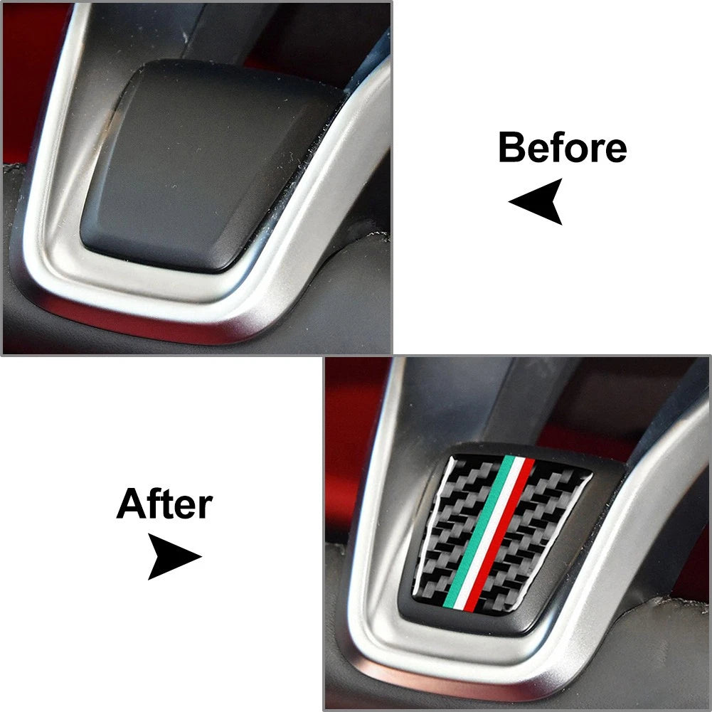 Steering Wheel Chin Cover Trim for Alfa Romeo Giulia & Stelvio (2017-2023)