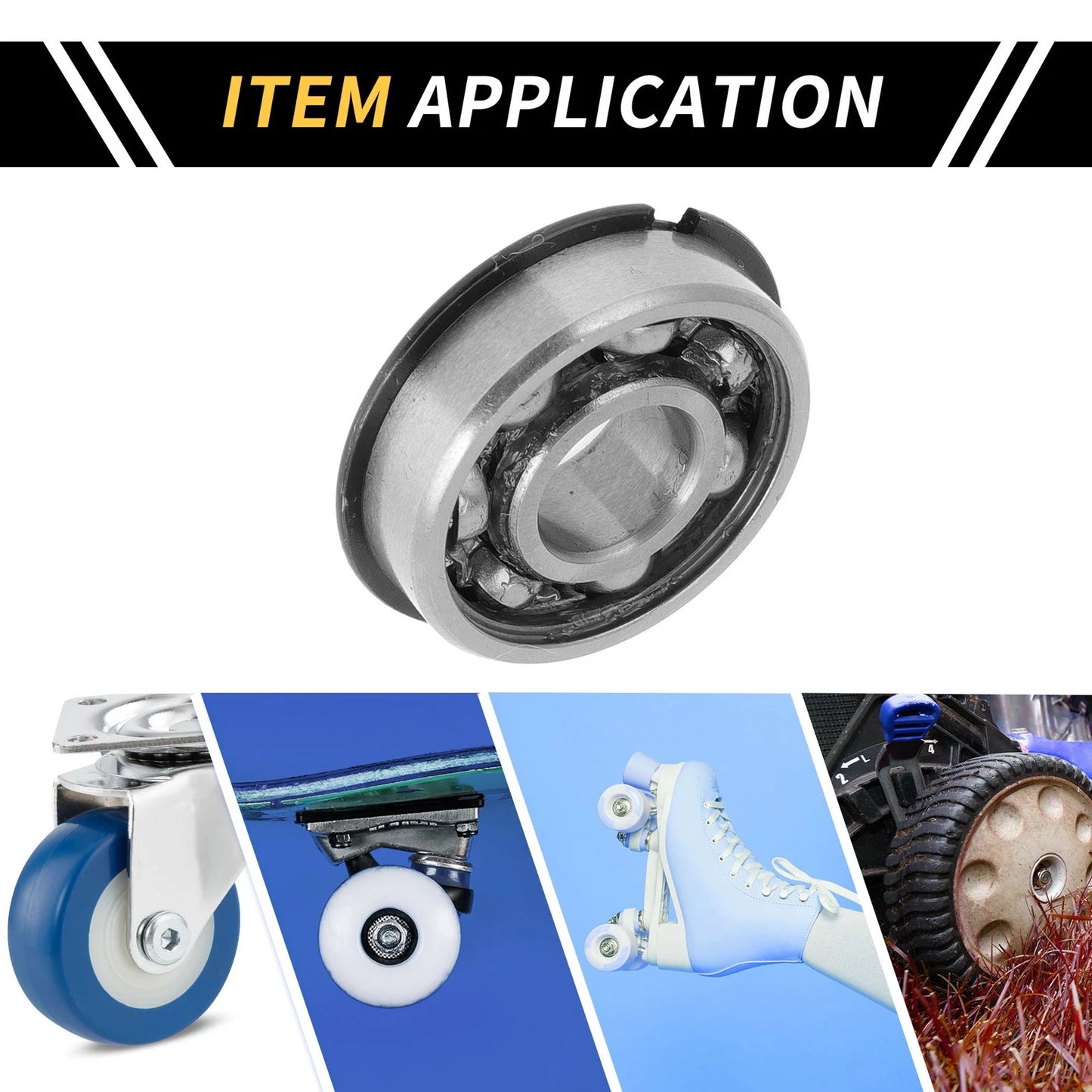 Deep Groove Ball Bearings P5 10x26x8mm 1 Pc for Scooter Skateboard Wheel
