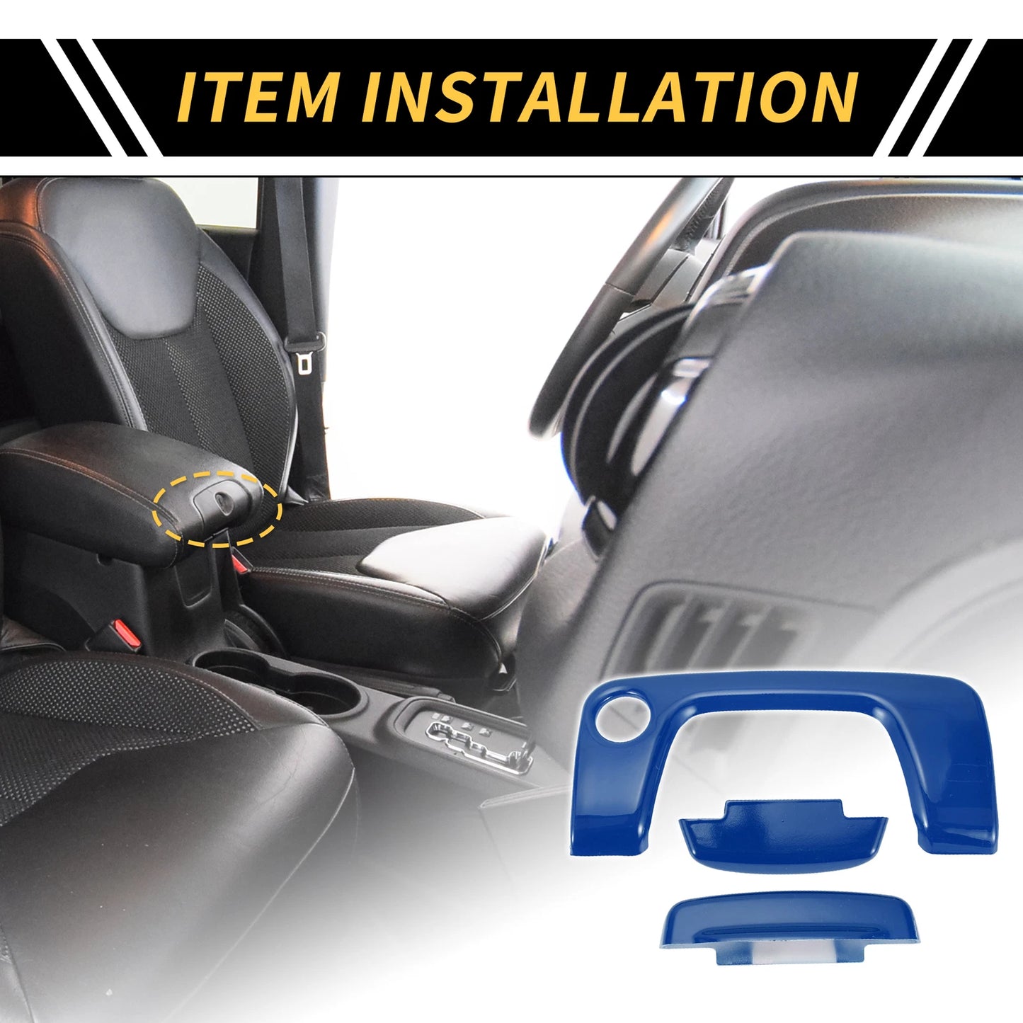 Center Console Armrest Switch Button Cover for Jeep Wrangler JL (2018-2024)
