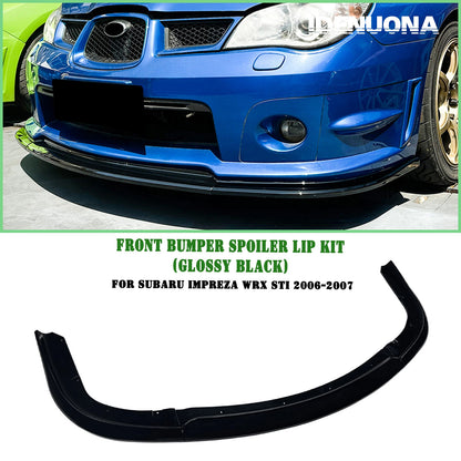 Front Spoiler Lip Splitter for Subaru Impreza WRX STI (2006-2007)