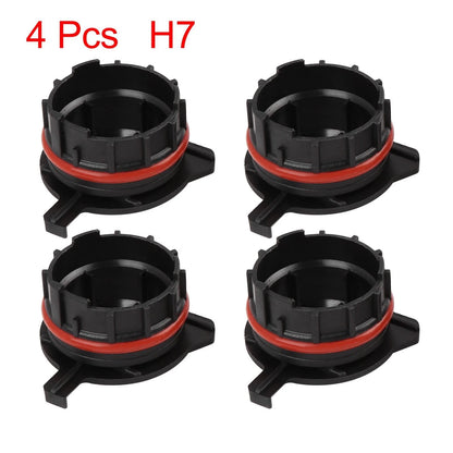 4 x H7 LED Headlight Adapter Base Retainer Holder for BMW E39 / Mercedes Benz