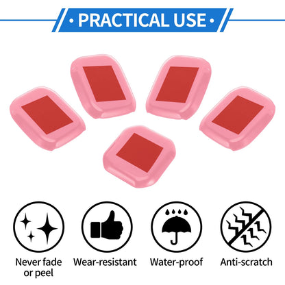 5 Pcs Door Bowl Cover Trim for Jeep Wrangler JL (2018-2022) - ABS Pink