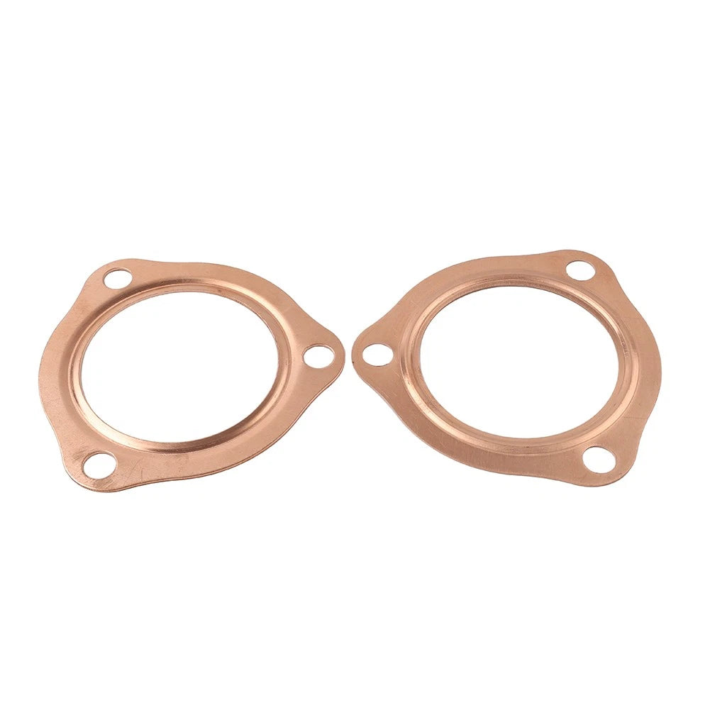 2.5" Copper Header Pipe Collector Flange Gaskets for Chevy SBC BBC