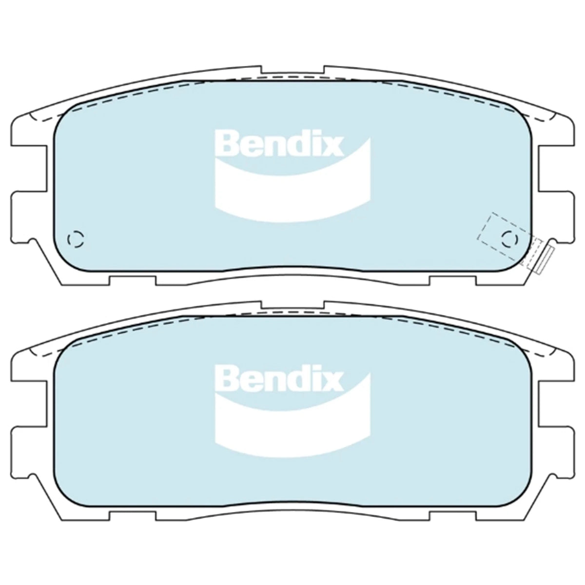 Rear Disc Brake Pad Set for Isuzu MU UCS55 UCS69 (1990-1996)