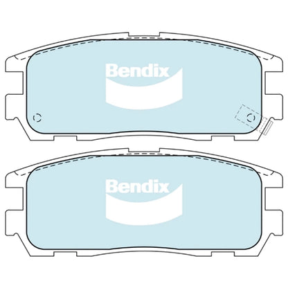 Rear Disc Brake Pad Set for Isuzu MU UCS55 UCS69 (1990-1996)