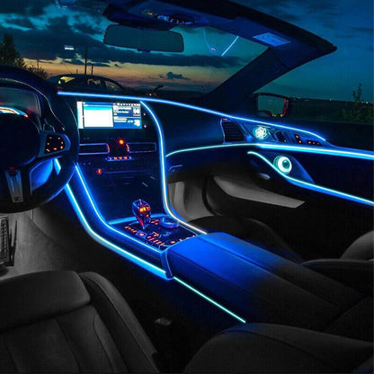 RGB Light Strip Interior Atmosphere Neon Lamp for Cars with Remote Control