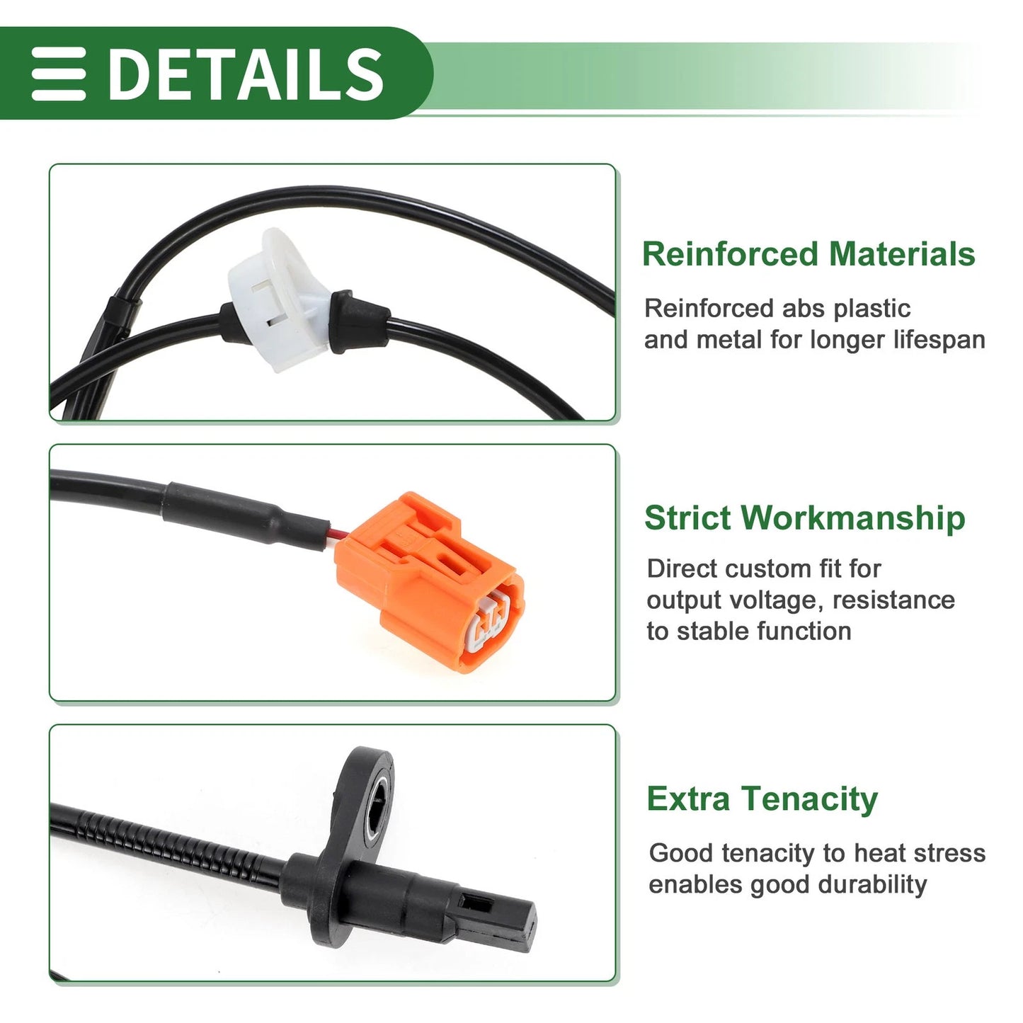 ABS Wheel Speed Sensor for Honda Accord 2 Door (2006-2007)