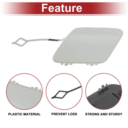 Rear Tow Hook Cover for BMW 428i (2014-2016) - White 1 Pcs
