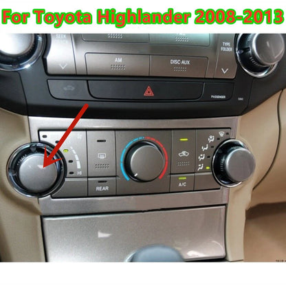 Left Control Knob Cover for Toyota Highlander (2008–2013)