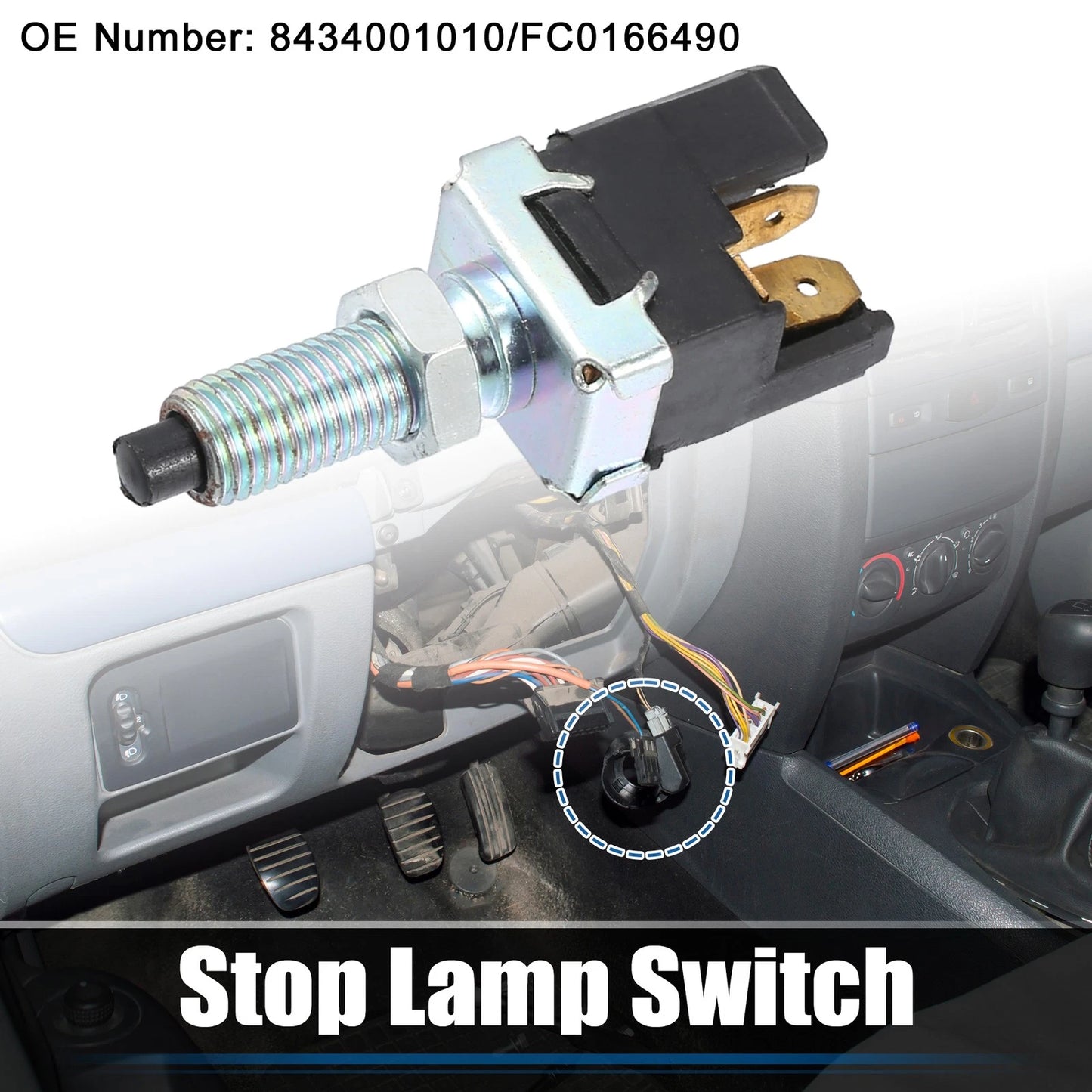 Stop Lamp Switch for Toyota Camry 1986-1991 (2 x Brake Light Switches)