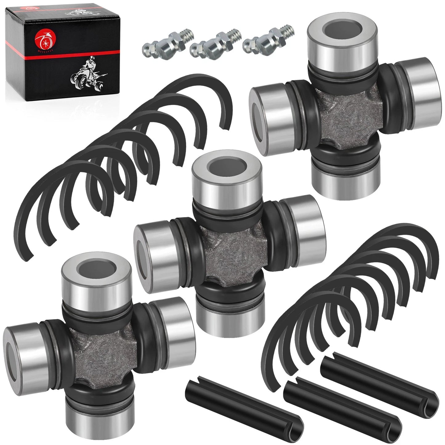 3xFront U-Joint Prop Shaft for Polaris Ranger Crew 570 800 900 1000 (2009–2014)