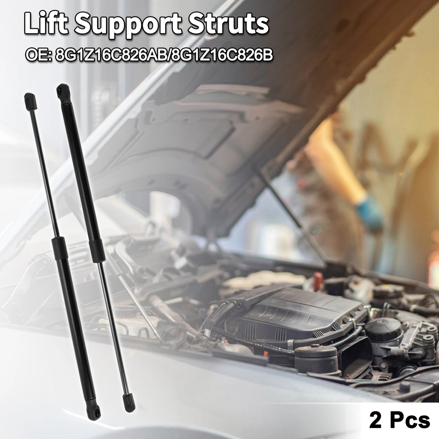 Hood Lift Supports Struts for Ford Taurus (2000-2007)
