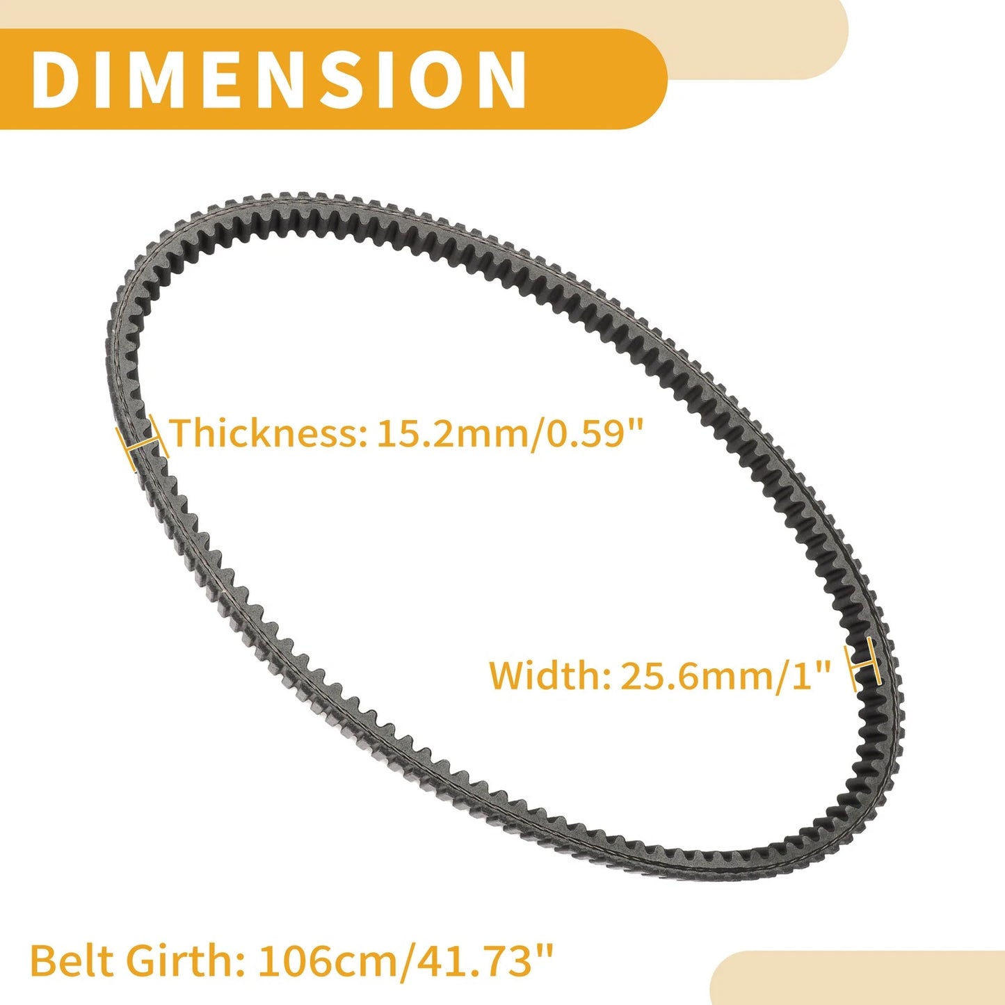 Drive Belt V-Belt for Honda FJS400 Silver Wing (2001-2007)