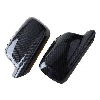 Carbon Fiber Mirror Cover Caps for BMW E46 E65 E66 330Ci 745i 750i 760i