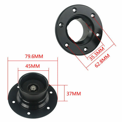 Billet Fuel Filler Neck Pop-Up Gas Cap for Universal (Fits Most Vehicles)