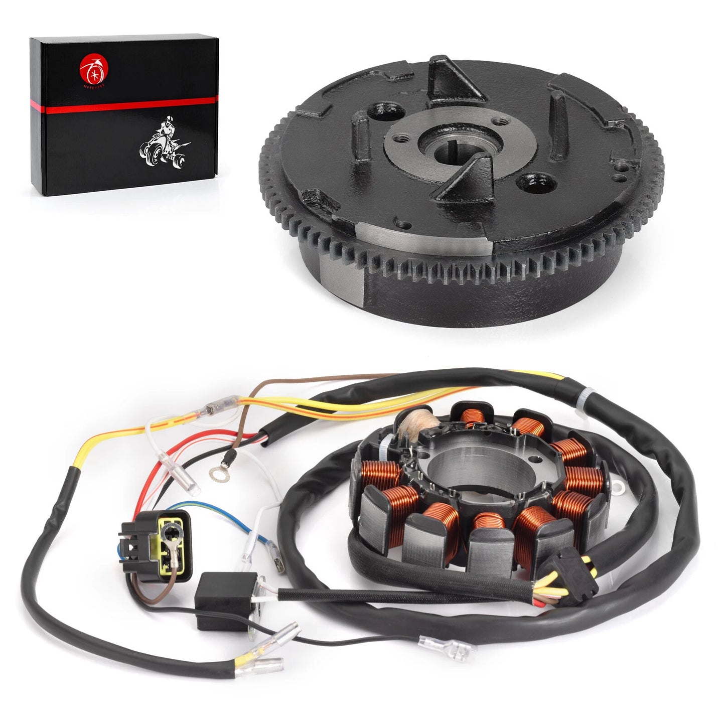 Stator and Flywheel 2 x for Polaris Sportsman 500 4X4 HO / 6x6 (2001-2006)