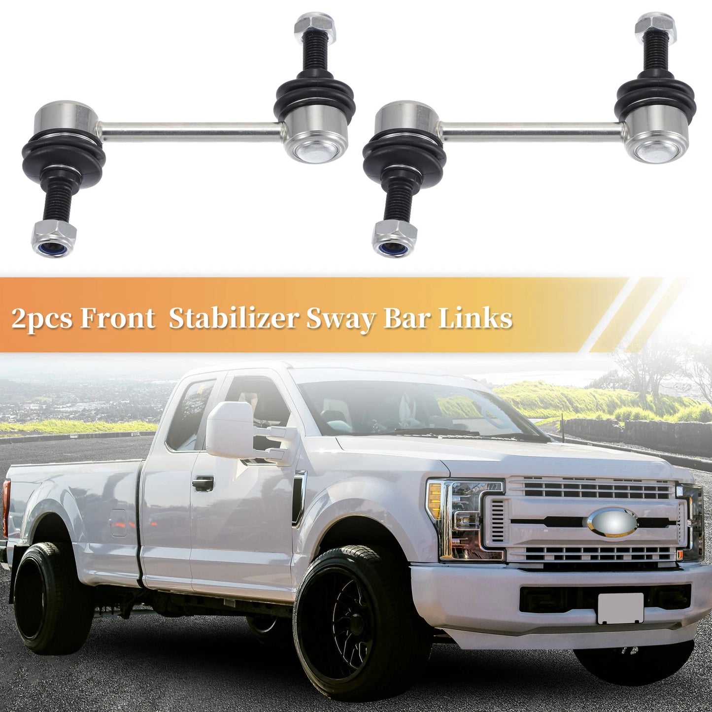 2 x Front Stabiliser Sway Bar Links for Lincoln MKX, Ford Edge (2007-2015)