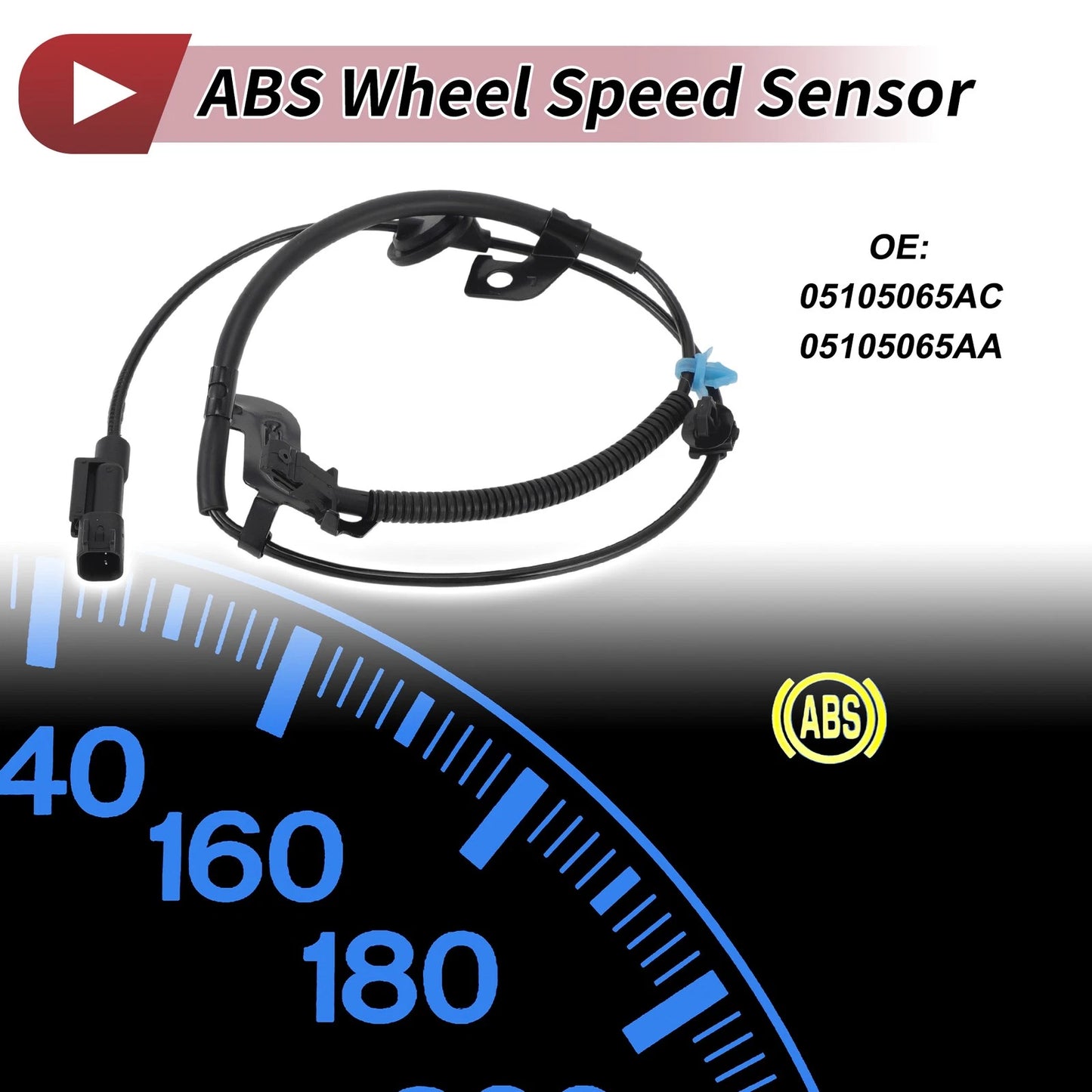 ABS Wheel Speed Sensor for Jeep Compass (2007-2014) Rear Left