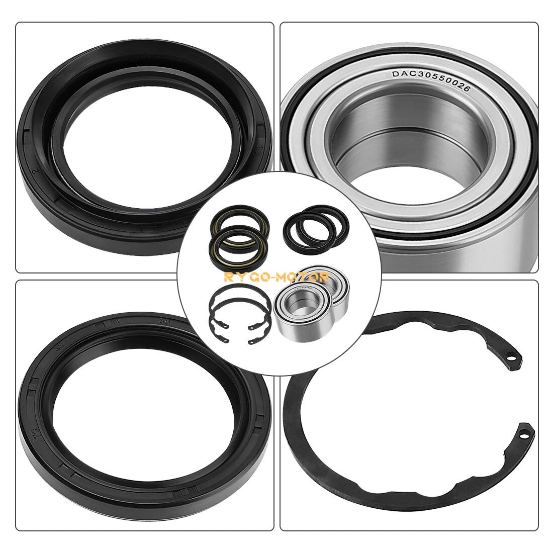 2 x Front Wheel Bearing for Kawasaki Bayou 300 400 Prairie 300 400