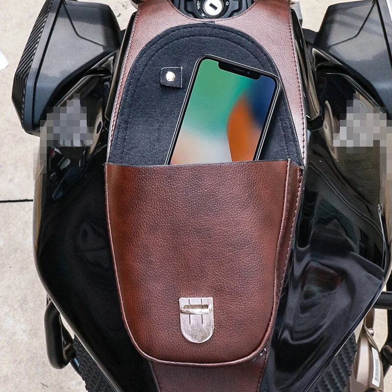 PU Leather Oil Fuel Tank Cover Bag for Honda CB650R (2019-2021)