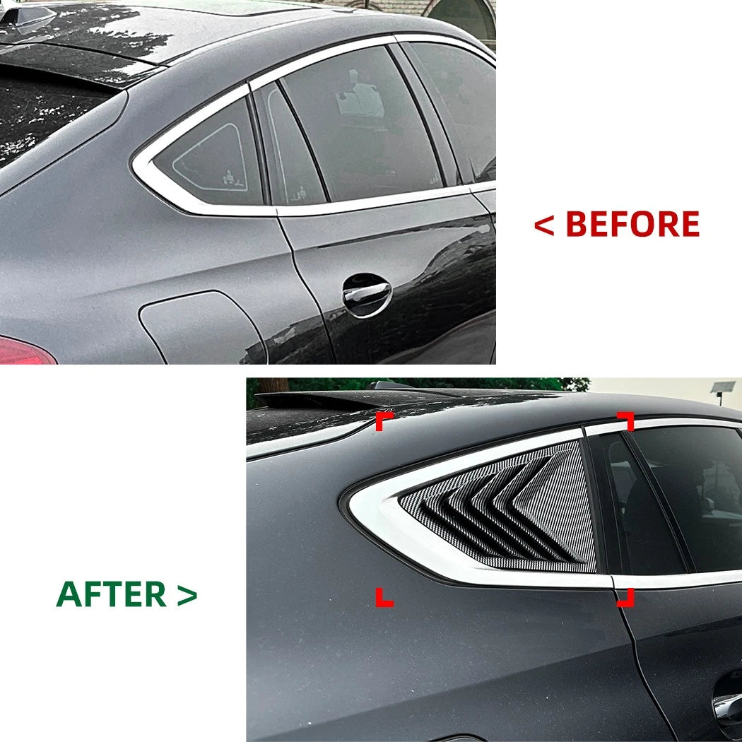 Tape on Glass Duct Louver Vent Covers for BMW X6 G06