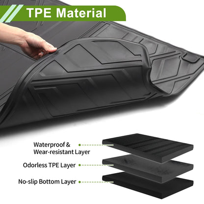 Rear Trunk Mat for Lexus NX NX300 NX300h (2015-2021) TPE Cargo Liner