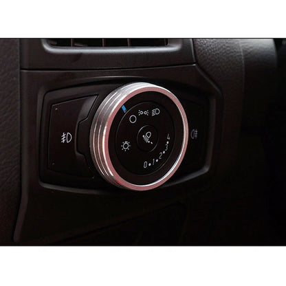 1X Car Headlight Adjust Knob Switch Ring Cover Trim Fit for Ford F-150
