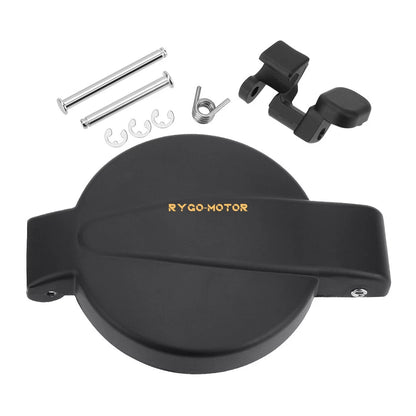 Matte Black Fuel Cap with Latch for Honda CB, CL, SL Models (1969–1976)