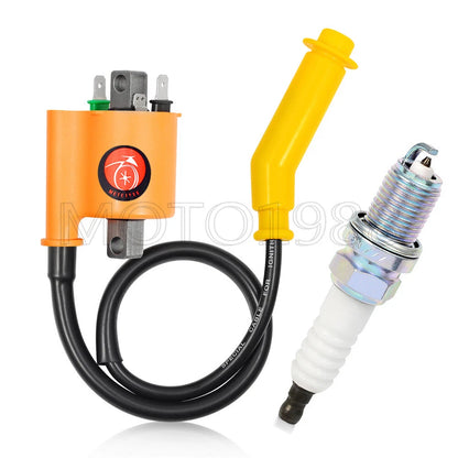 Ignition Coil Spark Plug Kit for Honda Rancher 420/Foreman 500/520